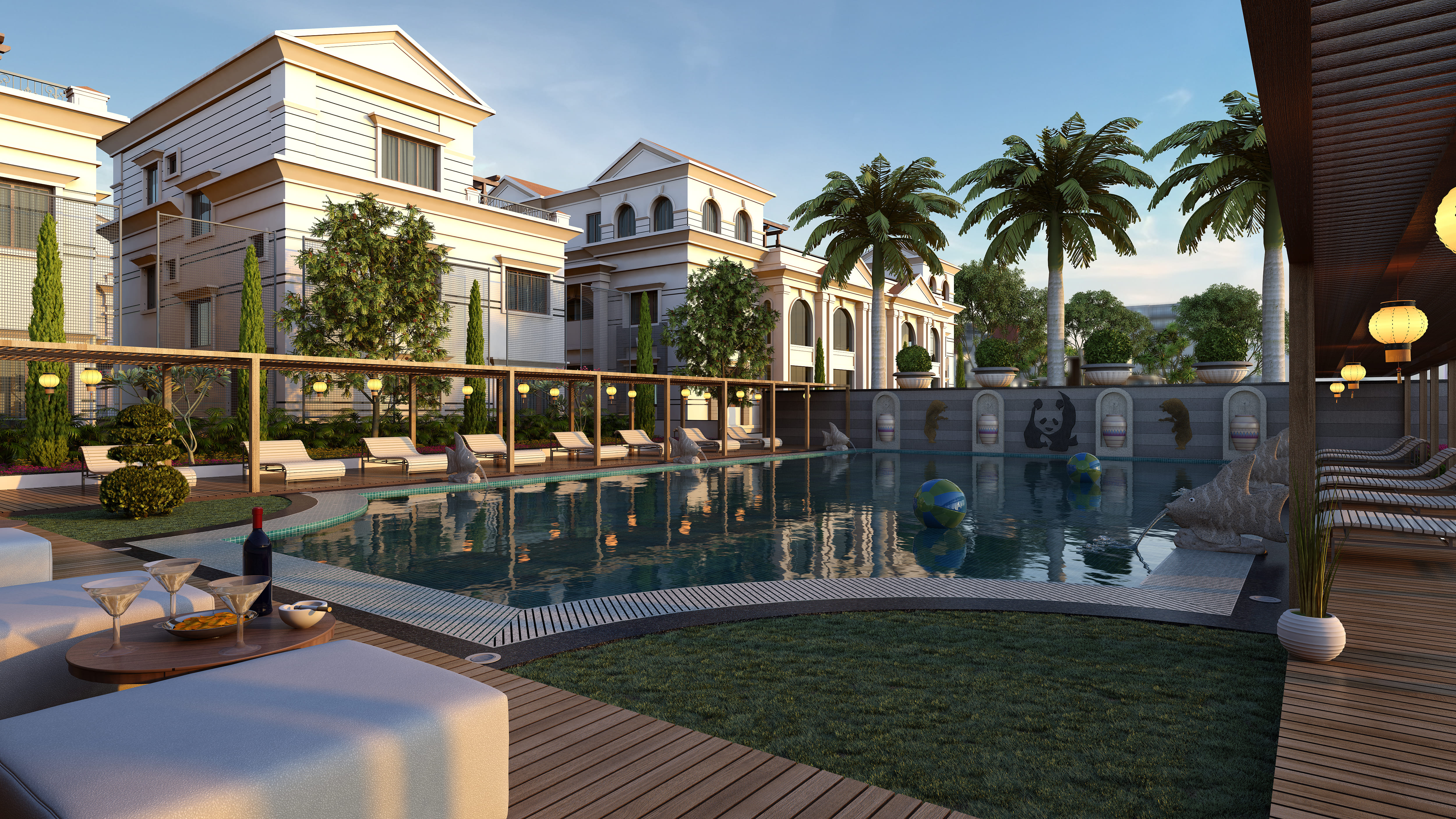 CPR GOLDEN PALMS render