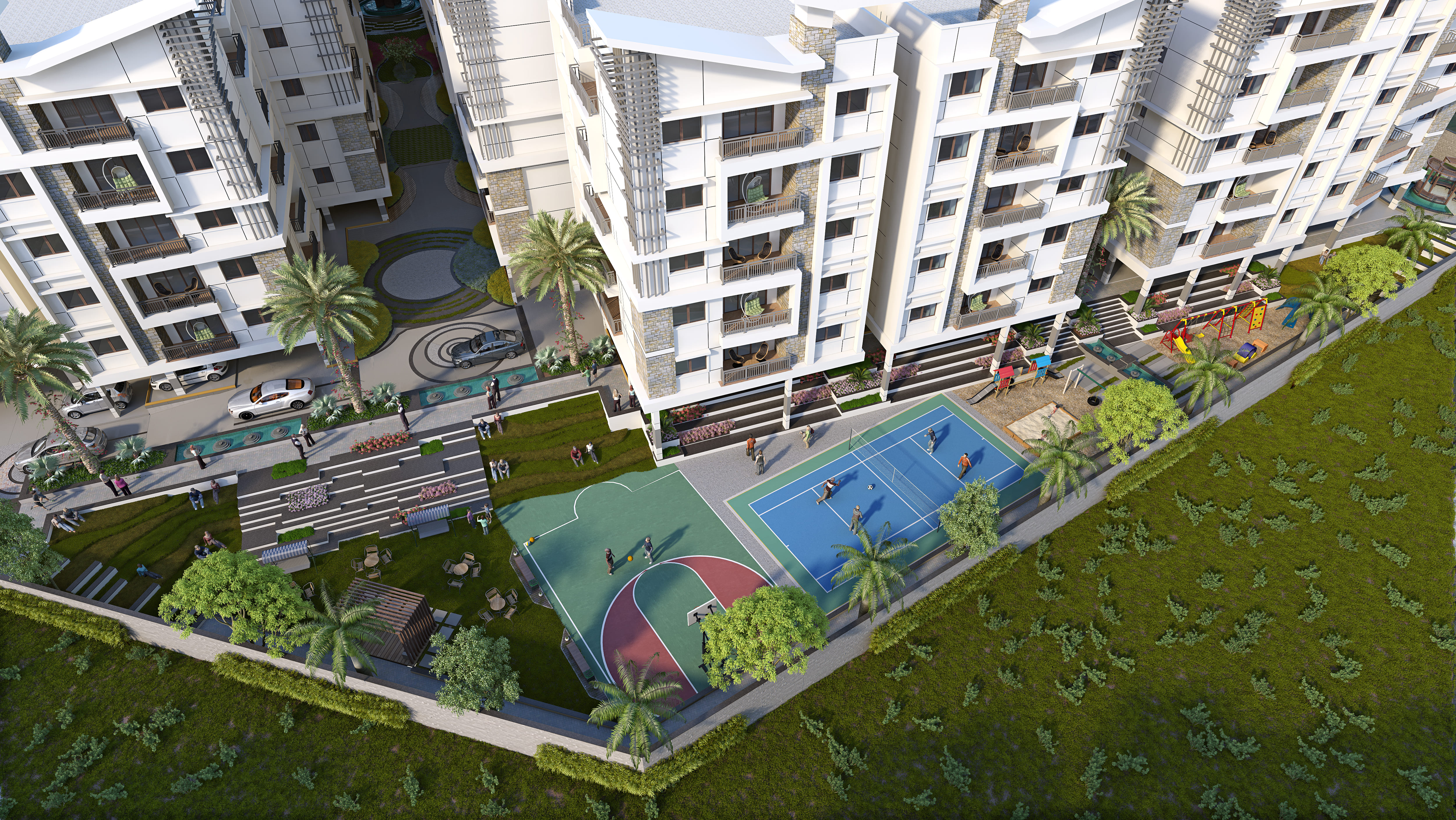 OM SREE GREEN FRONT render