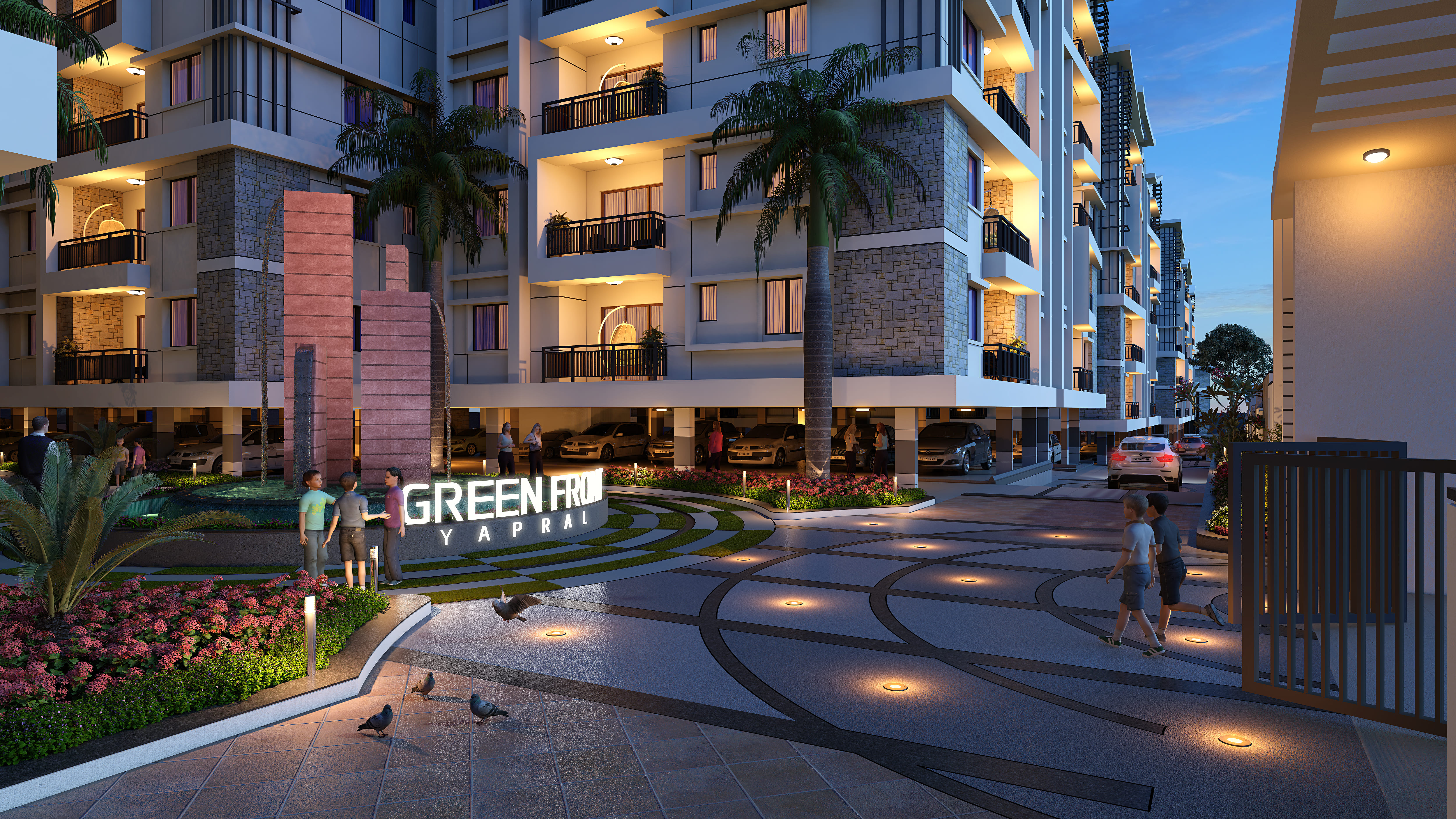 OM SREE GREEN FRONT render
